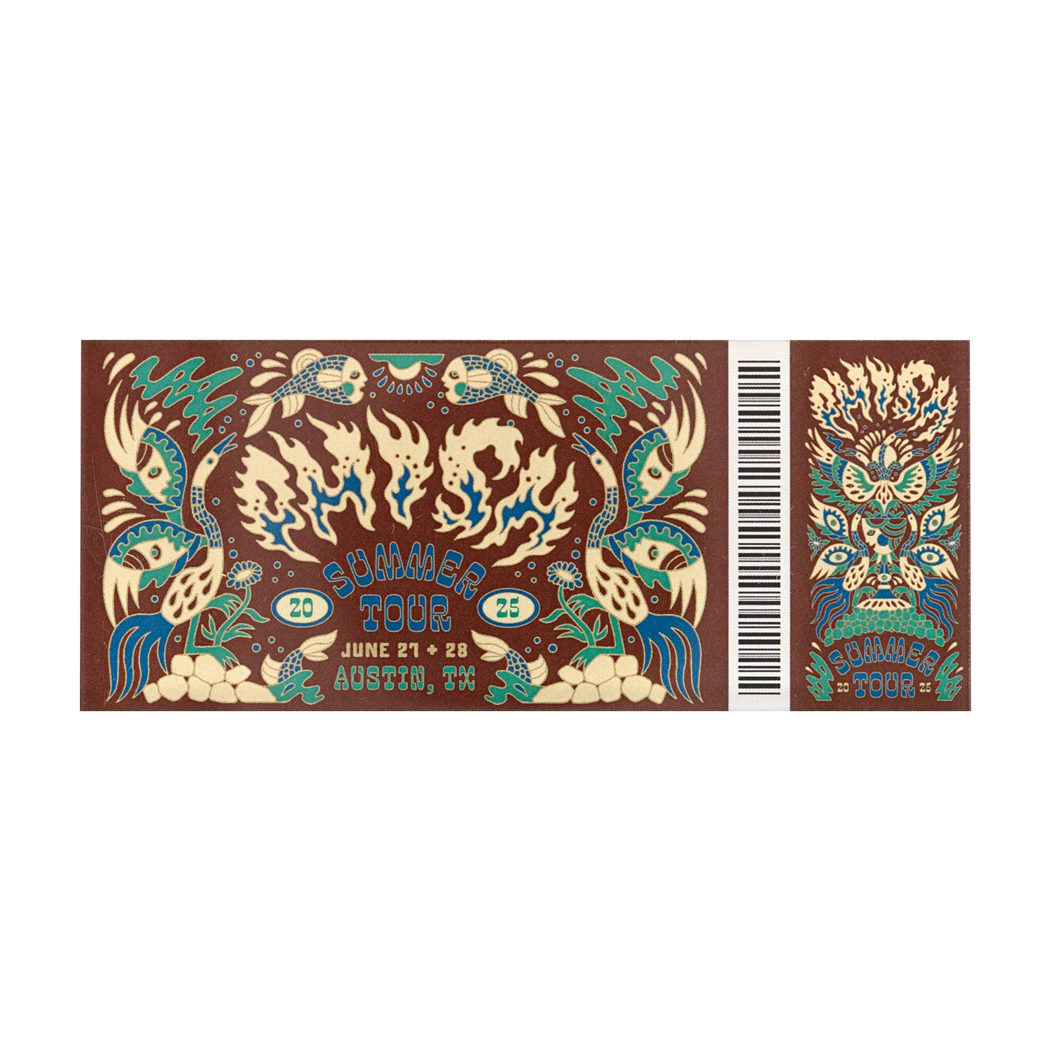 Summer Tour 2025 Ticket Magnets - Image 6