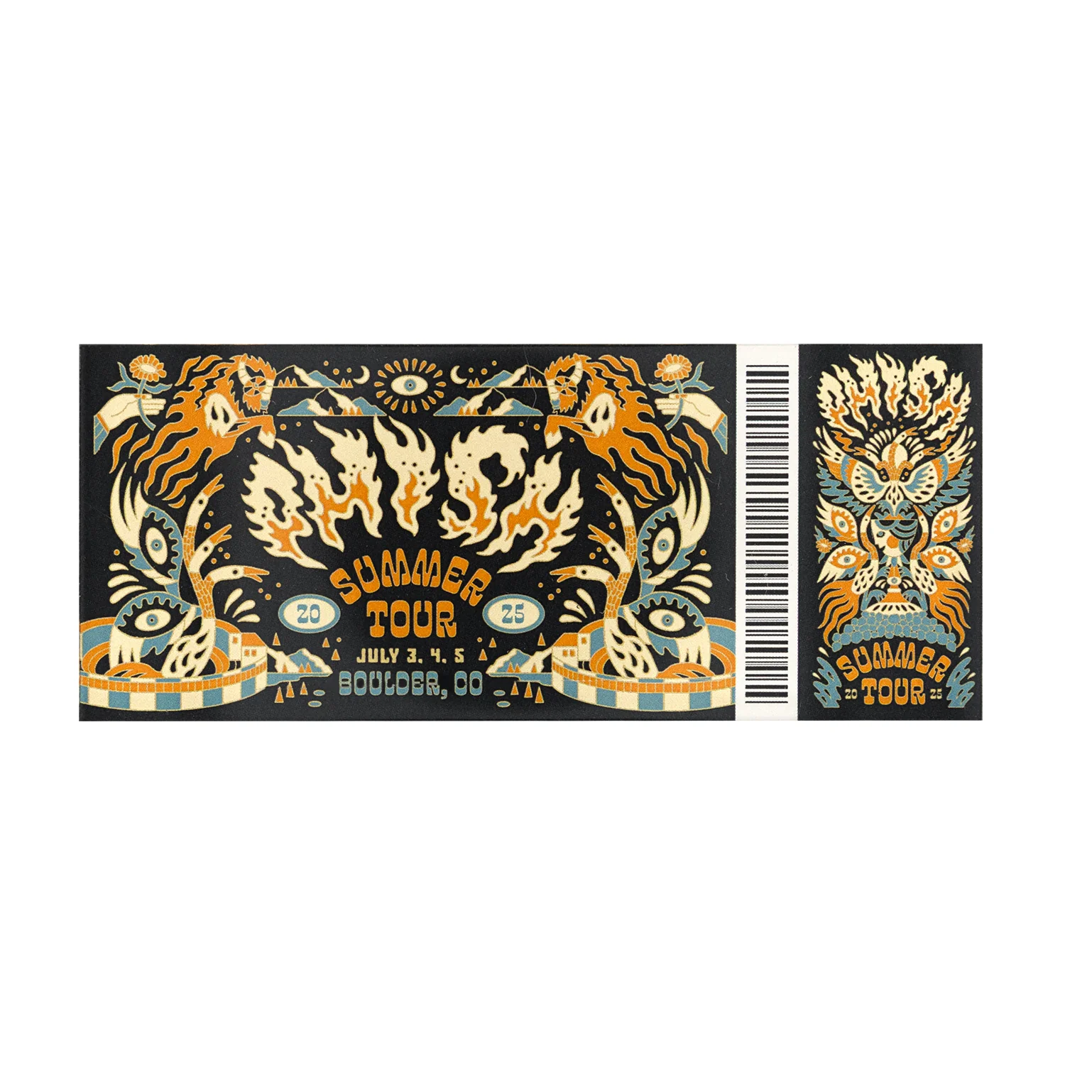 Summer Tour 2025 Ticket Magnets - Image 8